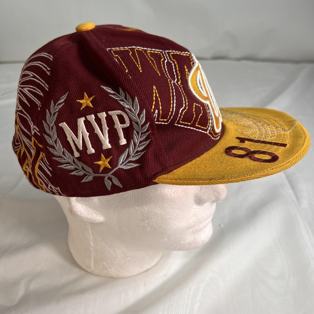 Vintage Mark Mosely # 81 Redskins Leader Hat Cap Snap Back Washington MVP